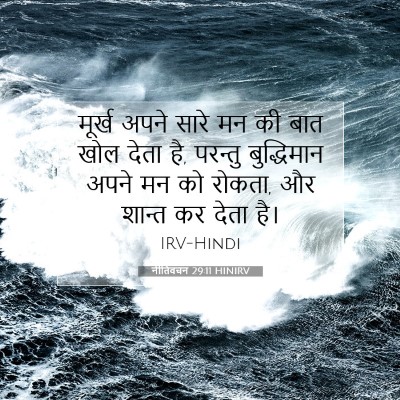 नीतिवचन 29:11 बाइबल आयत की व्याख्या