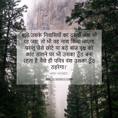 यशायाह 6:13 बाइबल आयत की व्याख्या