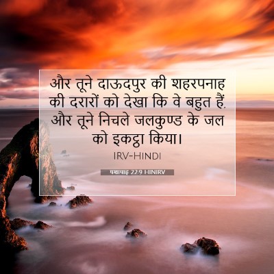 यशायाह 22:9 बाइबल आयत की व्याख्या