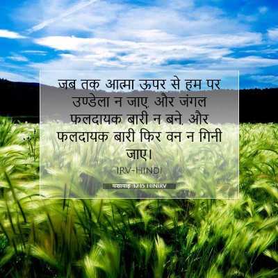 यशायाह 32:15 बाइबल आयत की व्याख्या