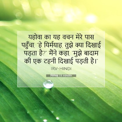 यिर्मयाह 1:11 बाइबल आयत की व्याख्या