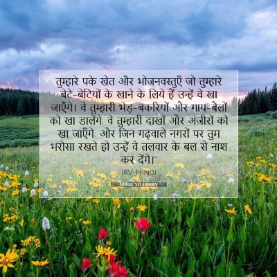यिर्मयाह 5:17 बाइबल आयत की व्याख्या