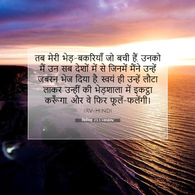 यिर्मयाह 23:3 बाइबल आयत की व्याख्या