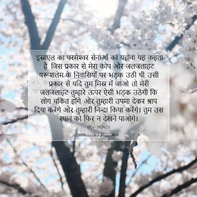 यिर्मयाह 42:18 बाइबल आयत की व्याख्या
