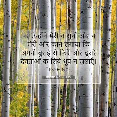यिर्मयाह 44:5 बाइबल आयत की व्याख्या