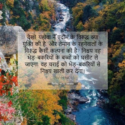 यिर्मयाह 49:20 बाइबल आयत की व्याख्या