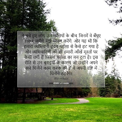 यहेजकेल 6:9 HINIRV बाइबल आयत इमेज