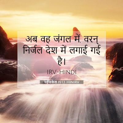 यहेजकेल 19:13 बाइबल आयत की व्याख्या
