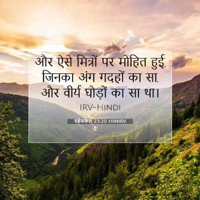यहेजकेल 23:20 बाइबल आयत की व्याख्या