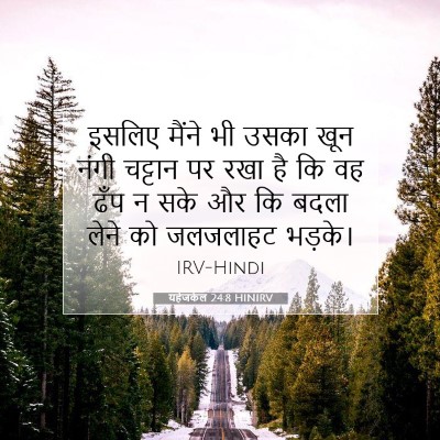 यहेजकेल 24:8 HINIRV बाइबल आयत इमेज