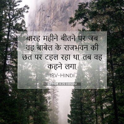 दानिय्येल 4:29 HINIRV बाइबल आयत इमेज