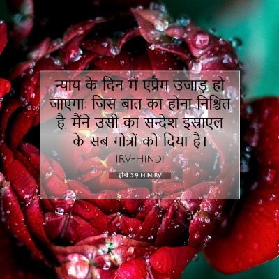 होशे 5:9 बाइबल आयत की व्याख्या