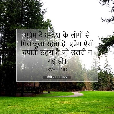 होशे 7:8 बाइबल आयत की व्याख्या