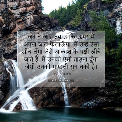 होशे 7:12 बाइबल आयत की व्याख्या