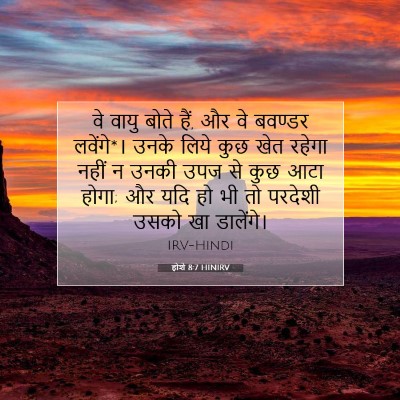 होशे 8:7 बाइबल आयत की व्याख्या