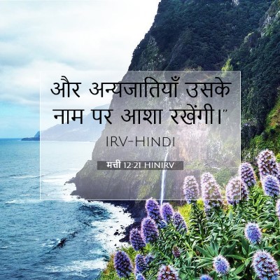 मत्ती 12:21 HINIRV बाइबल आयत इमेज