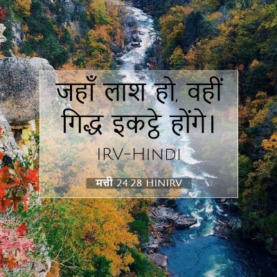 मत्ती 24:28 HINIRV बाइबल आयत इमेज