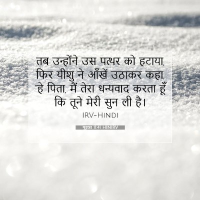 यूहन्ना 11:41 बाइबल आयत की व्याख्या