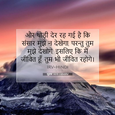 यूहन्ना 14:19 बाइबल आयत की व्याख्या