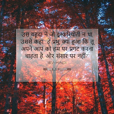 यूहन्ना 14:22 बाइबल आयत की व्याख्या