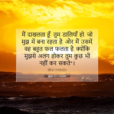 यूहन्ना 15:5 बाइबल आयत की व्याख्या