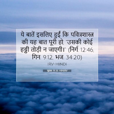 यूहन्ना 19:36 बाइबल आयत की व्याख्या