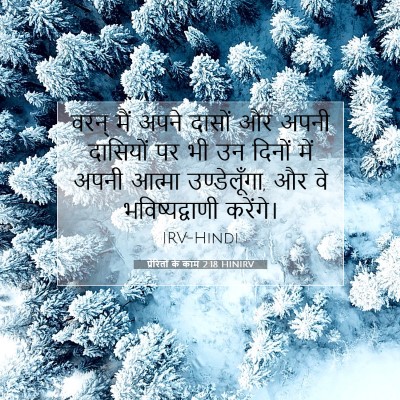 प्रेरितों के काम 2:18 HINIRV बाइबल आयत इमेज