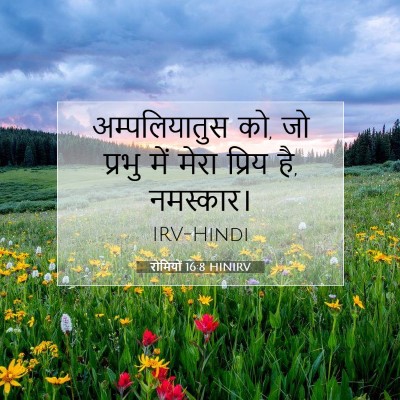 रोमियों 16:8 बाइबल आयत की व्याख्या