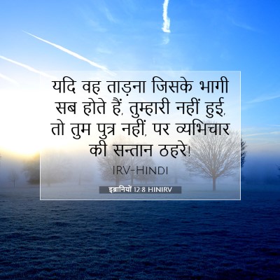 इब्रानियों 12:8 बाइबल आयत की व्याख्या
